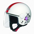 Casque Enfant Grex K1 Visor Teens White red 7